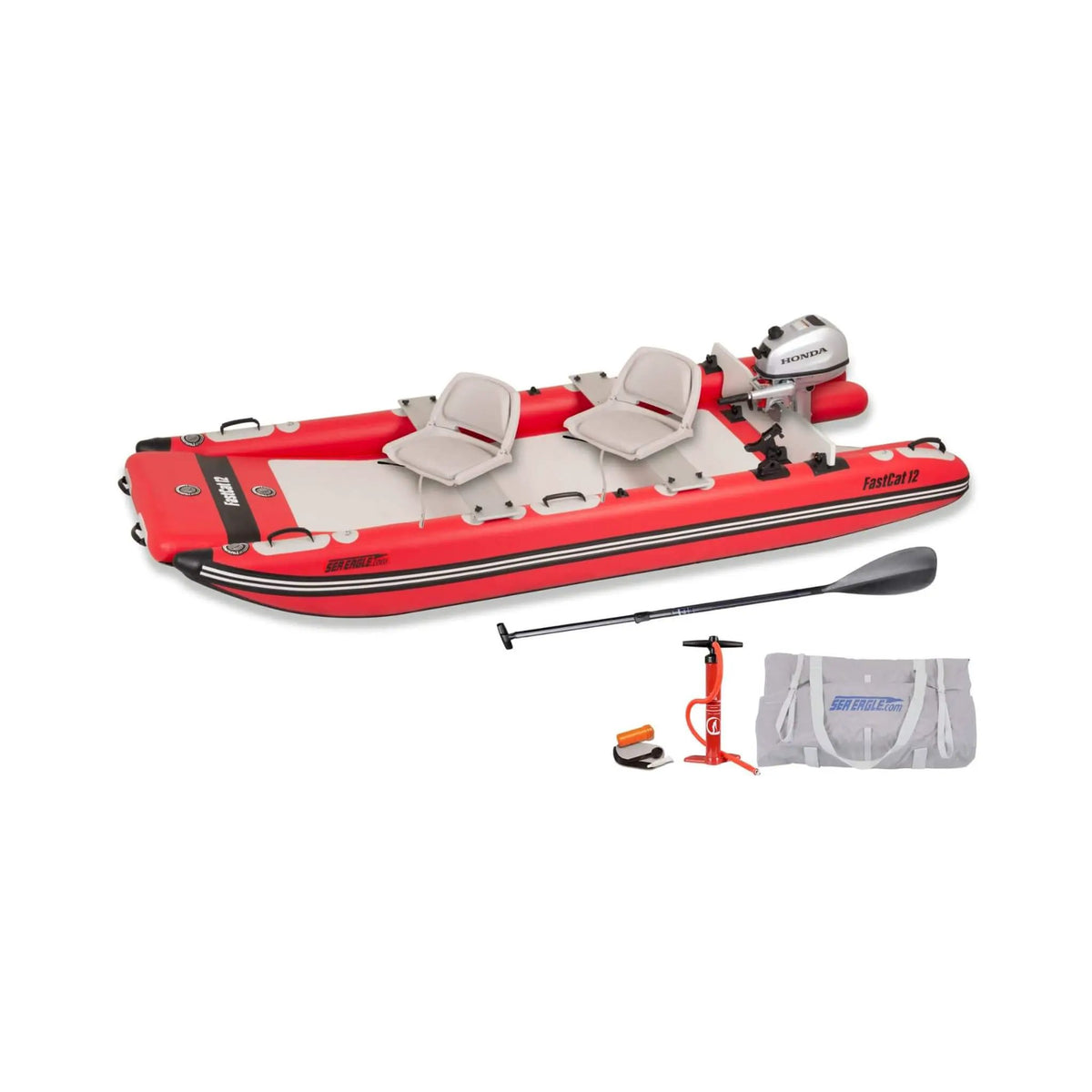Sea Eagle Boats FastCat12™ Catamaran Inflatable Boat, 13FT [FASTCAT12K] (SAK29684) by SAKSBY WHOLESALE