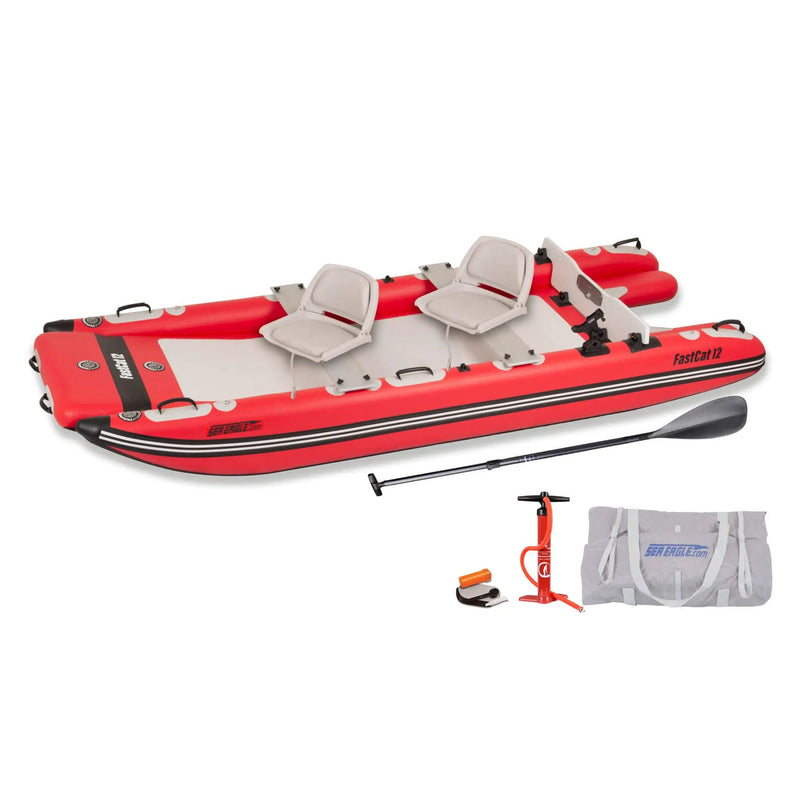 Sea Eagle Boats FastCat12™ Catamaran Inflatable Boat, 13FT [FASTCAT12K] (SAK29684) by SAKSBY WHOLESALE