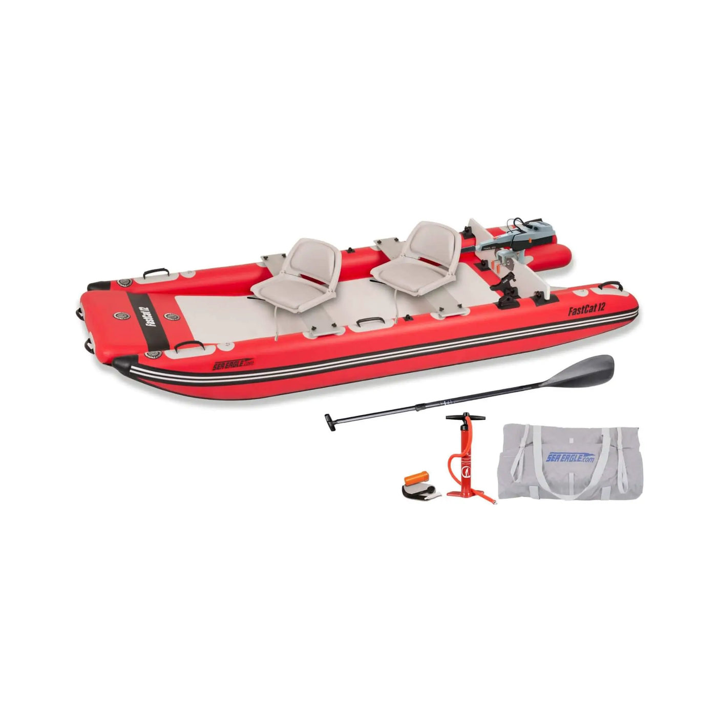 Sea Eagle Boats FastCat12™ Catamaran Inflatable Boat, 13FT [FASTCAT12K] (SAK29684) by SAKSBY WHOLESALE