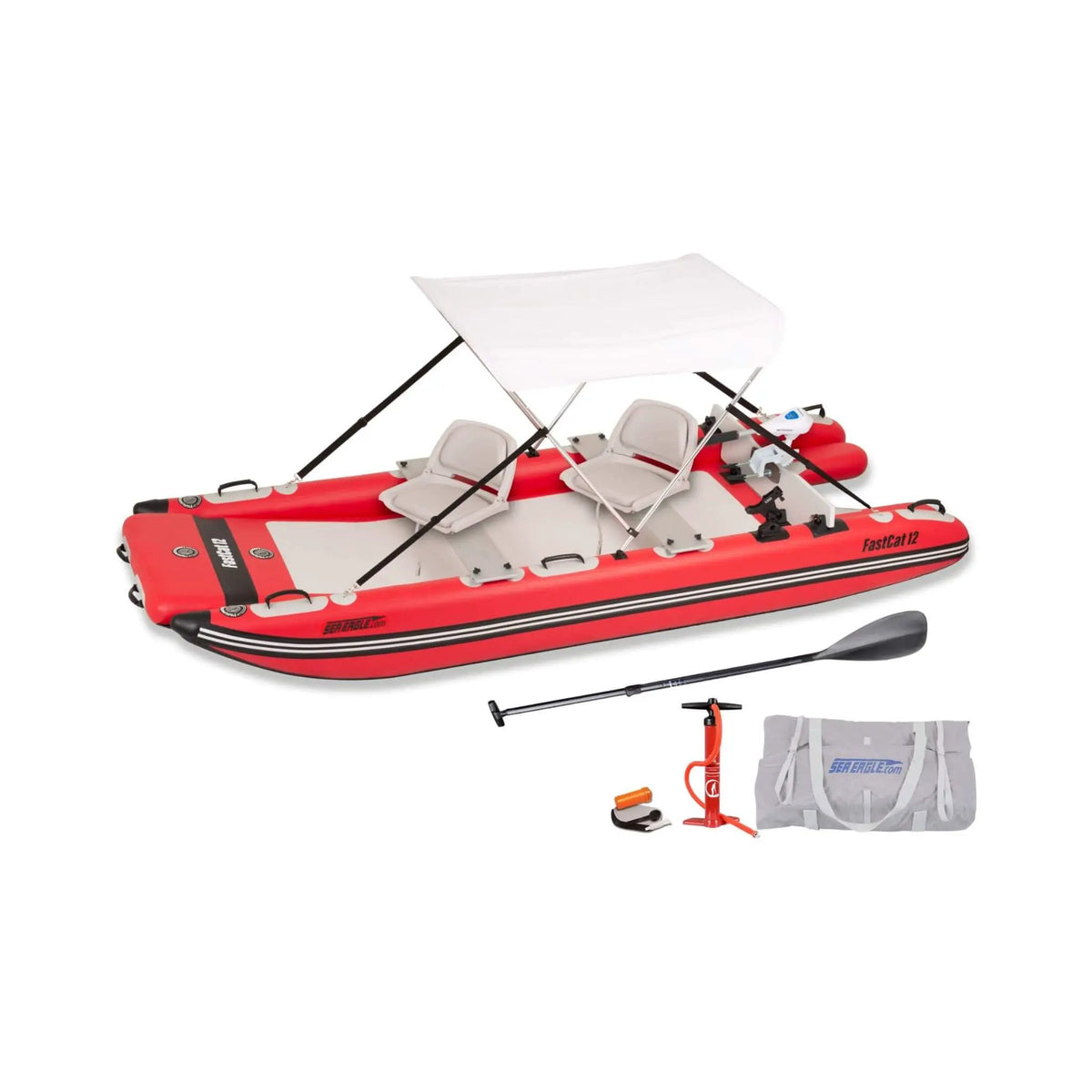 Sea Eagle Boats FastCat12™ Catamaran Inflatable Boat, 13FT [FASTCAT12K] (SAK29684) by SAKSBY WHOLESALE
