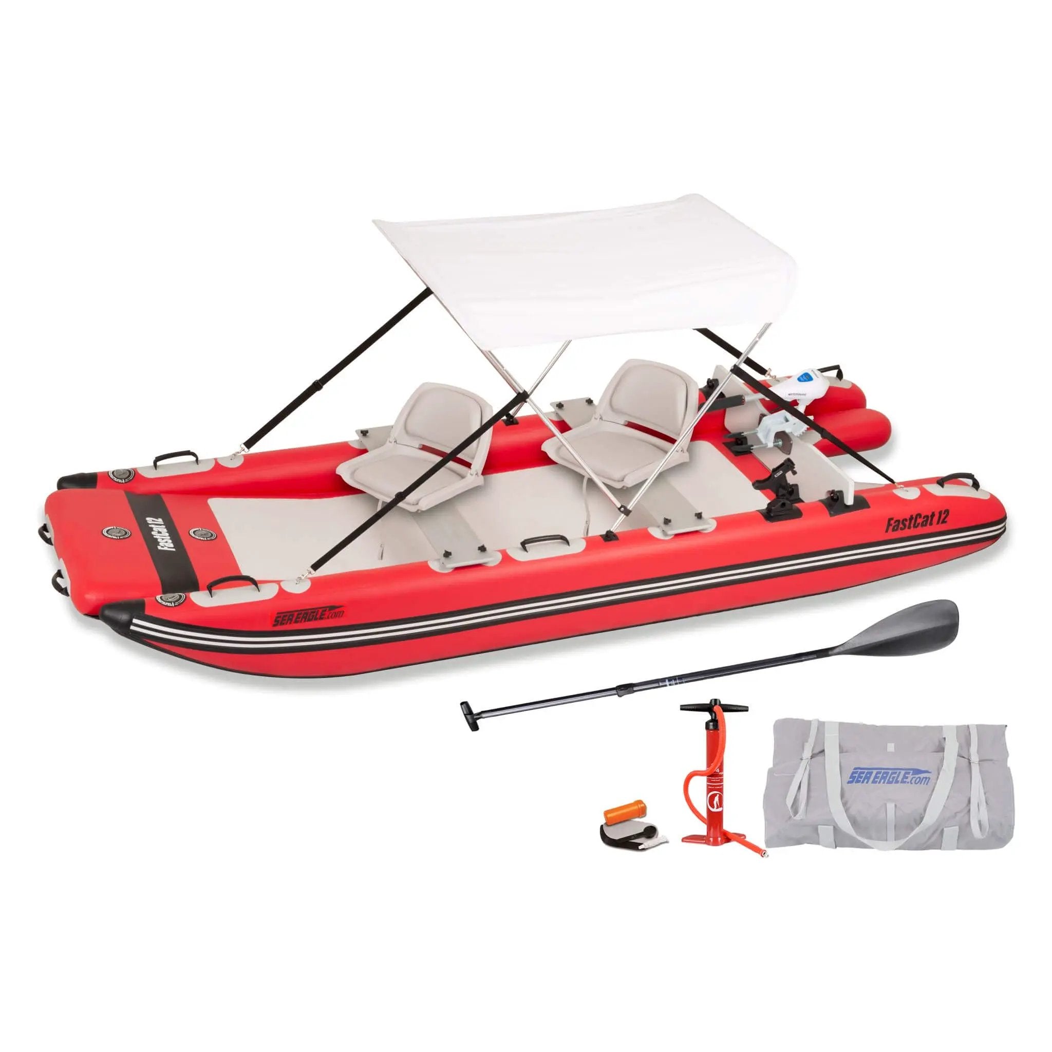 Sea Eagle Boats FastCat12™ Catamaran Inflatable Boat, 13FT [FASTCAT12K] (SAK29684) by SAKSBY WHOLESALE