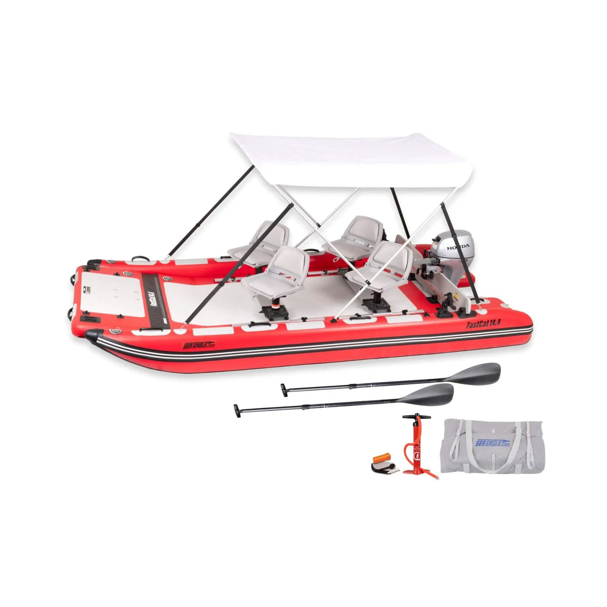 Sea Eagle Boats FastCat14™ Catamaran Inflatable Boat, 14FT [FASTCAT14K] (SAK43210) by SAKSBY WHOLESALE