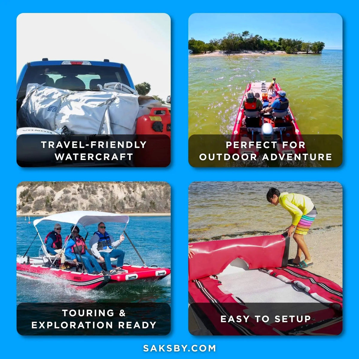 Sea Eagle Boats FastCat14™ Catamaran Inflatable Boat, 14FT [FASTCAT14K] (SAK43210) by SAKSBY WHOLESALE
