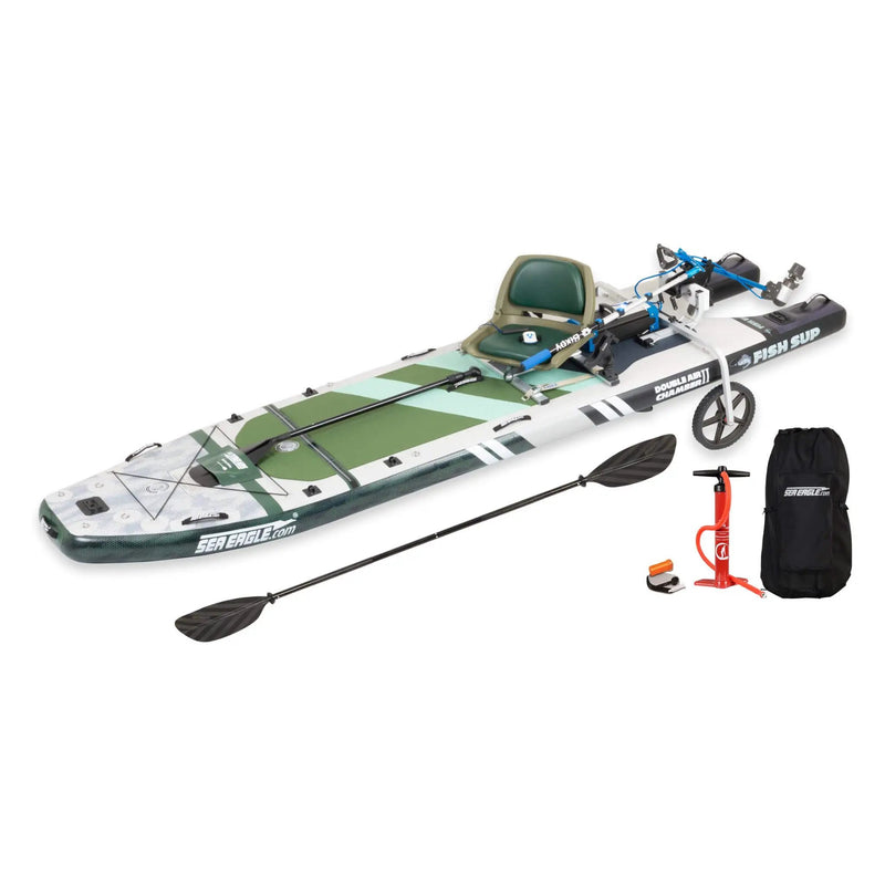Sea Eagle FS1210 FishSUP 1-Person Inflatable Fishing Stand-Up Paddleboard [FS1210K] (SAK79218) by SAKSBY WHOLESALE