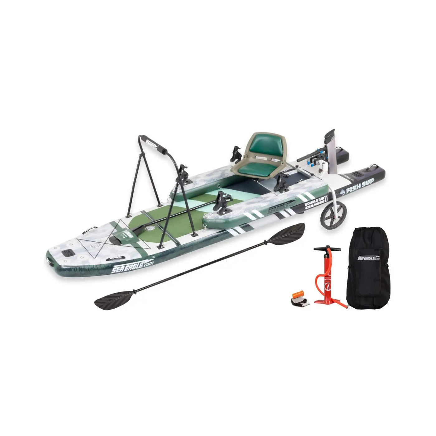 Sea Eagle FS1210 FishSUP 1-Person Inflatable Fishing Stand-Up Paddleboard [FS1210K] (SAK79218) by SAKSBY WHOLESALE