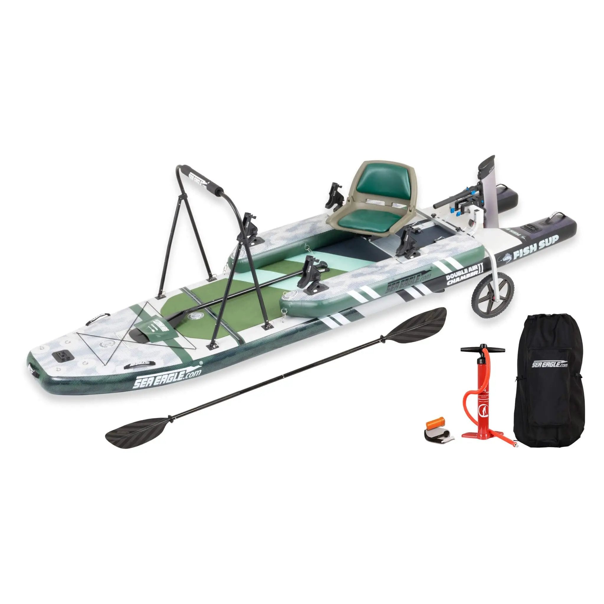 Sea Eagle FS1210 FishSUP 1-Person Inflatable Fishing Stand-Up Paddleboard [FS1210K] (SAK79218) by SAKSBY WHOLESALE