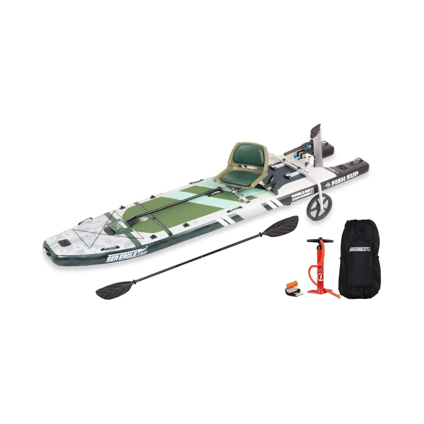 Sea Eagle FS1210 FishSUP 1-Person Inflatable Fishing Stand-Up Paddleboard [FS1210K] (SAK79218) by SAKSBY WHOLESALE