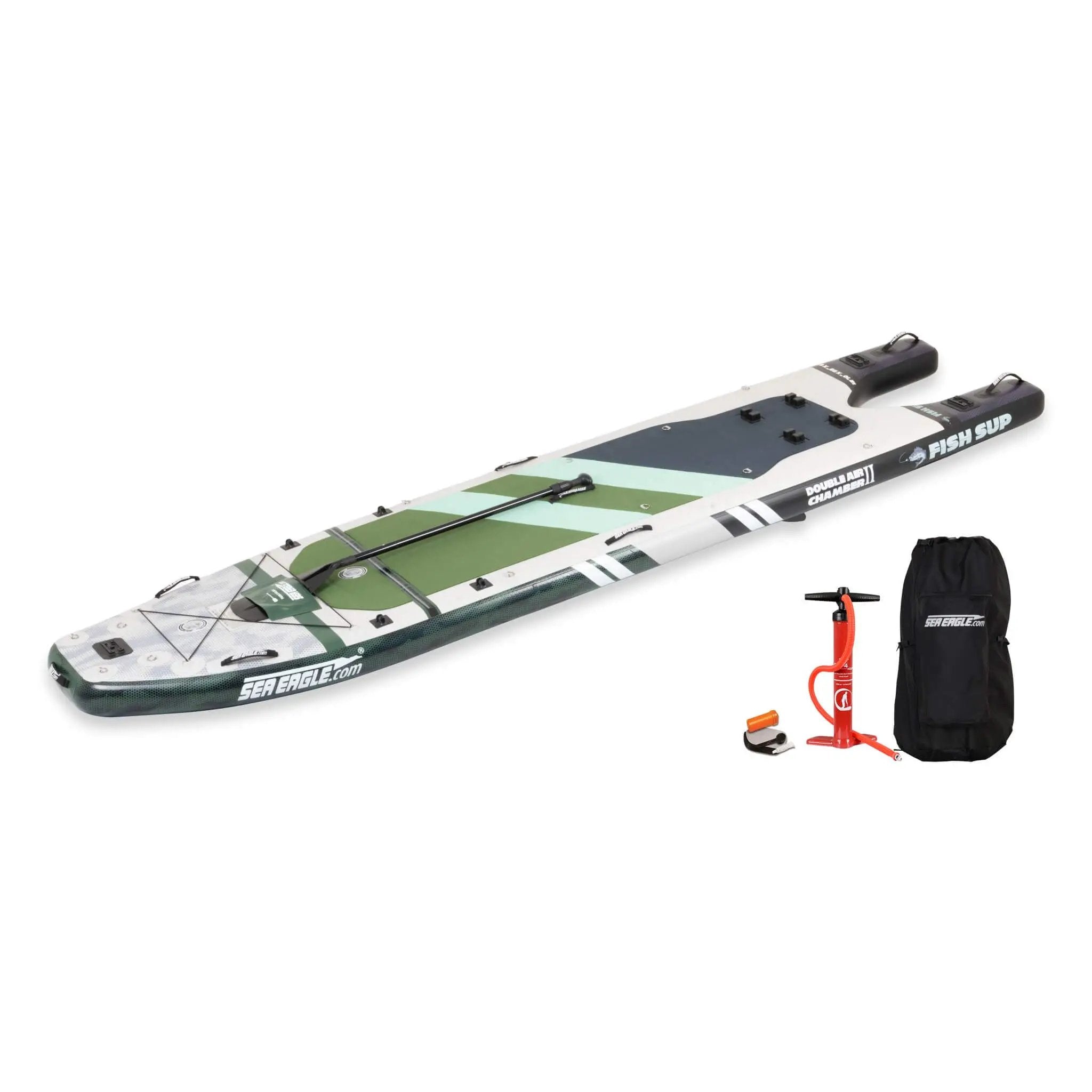 Sea Eagle FS1210 FishSUP 1-Person Inflatable Fishing Stand-Up Paddleboard [FS1210K] (SAK79218) by SAKSBY WHOLESALE