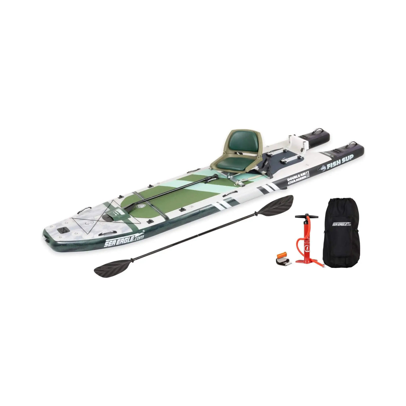 Sea Eagle FS1210 FishSUP 1-Person Inflatable Fishing Stand-Up Paddleboard [FS1210K] (SAK79218) by SAKSBY WHOLESALE
