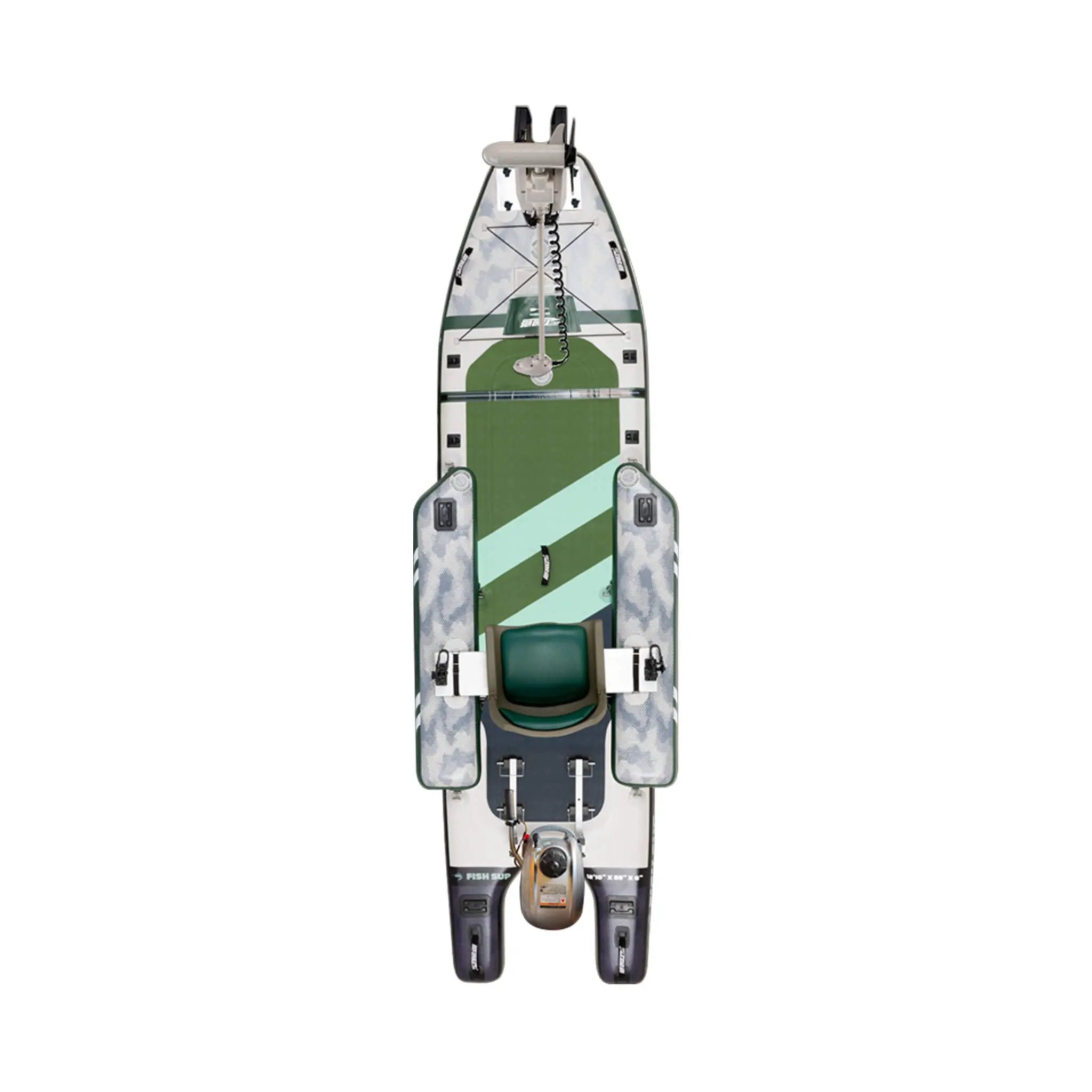 Sea Eagle FS1210 FishSUP 1-Person Inflatable Fishing Stand-Up Paddleboard [FS1210K] (SAK79218) by SAKSBY WHOLESALE