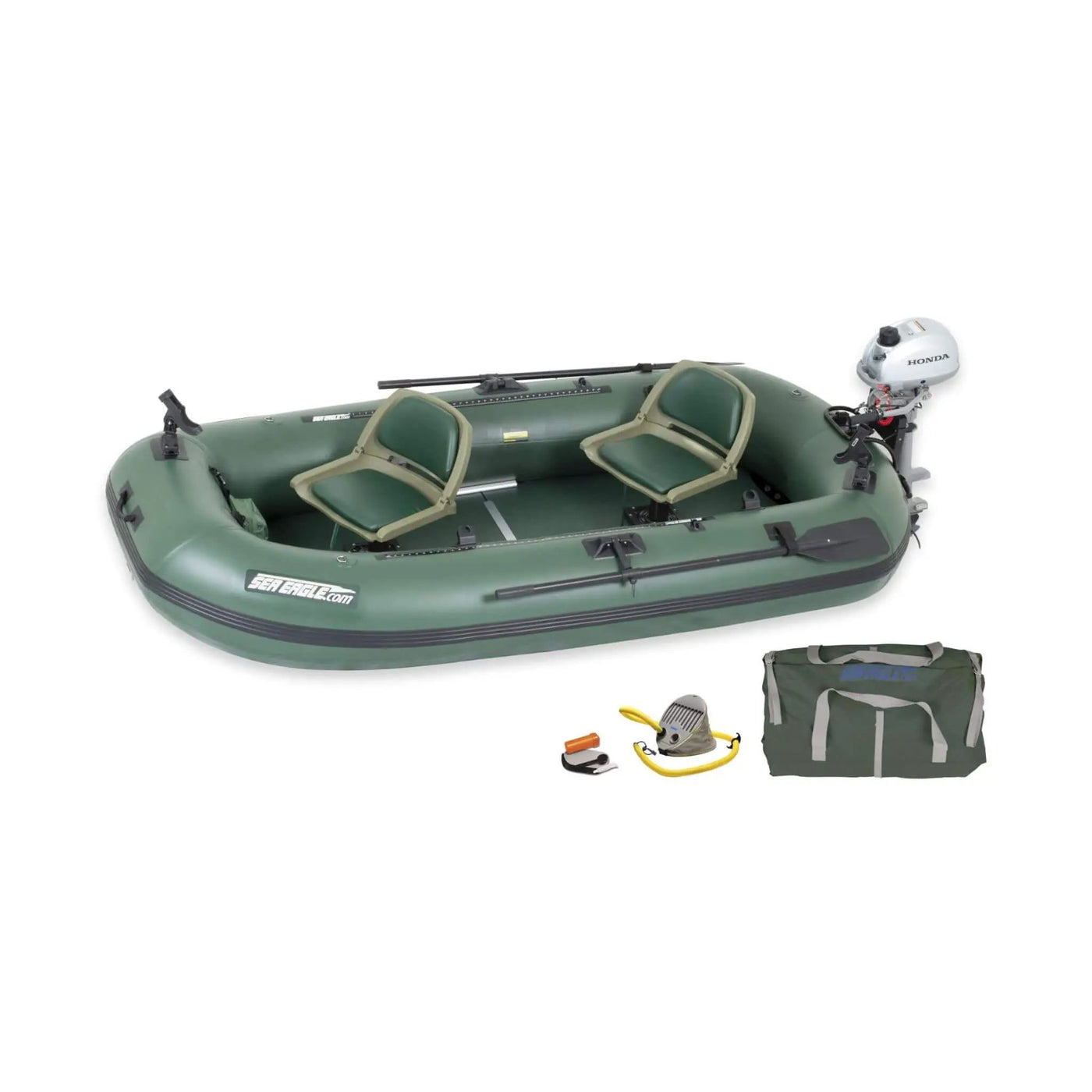 Sea Eagle STS10 Stealth Stalker Frameless Inflatable Fishing Boat, 10FT [STS10K] (SAK59314) by SAKSBY WHOLESALE