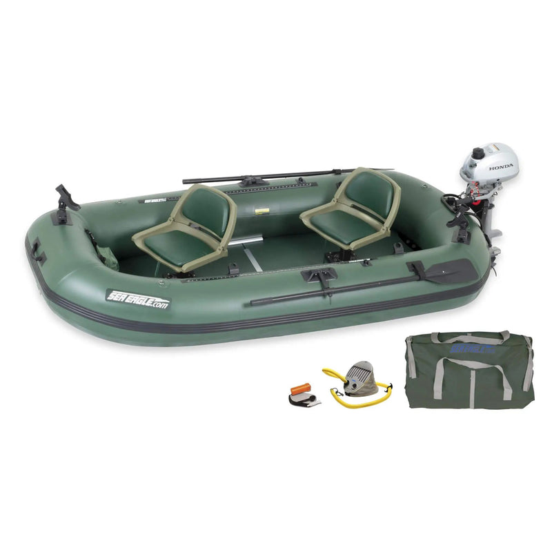 Sea Eagle STS10 Stealth Stalker Frameless Inflatable Fishing Boat, 10FT [STS10K] (SAK59314) by SAKSBY WHOLESALE