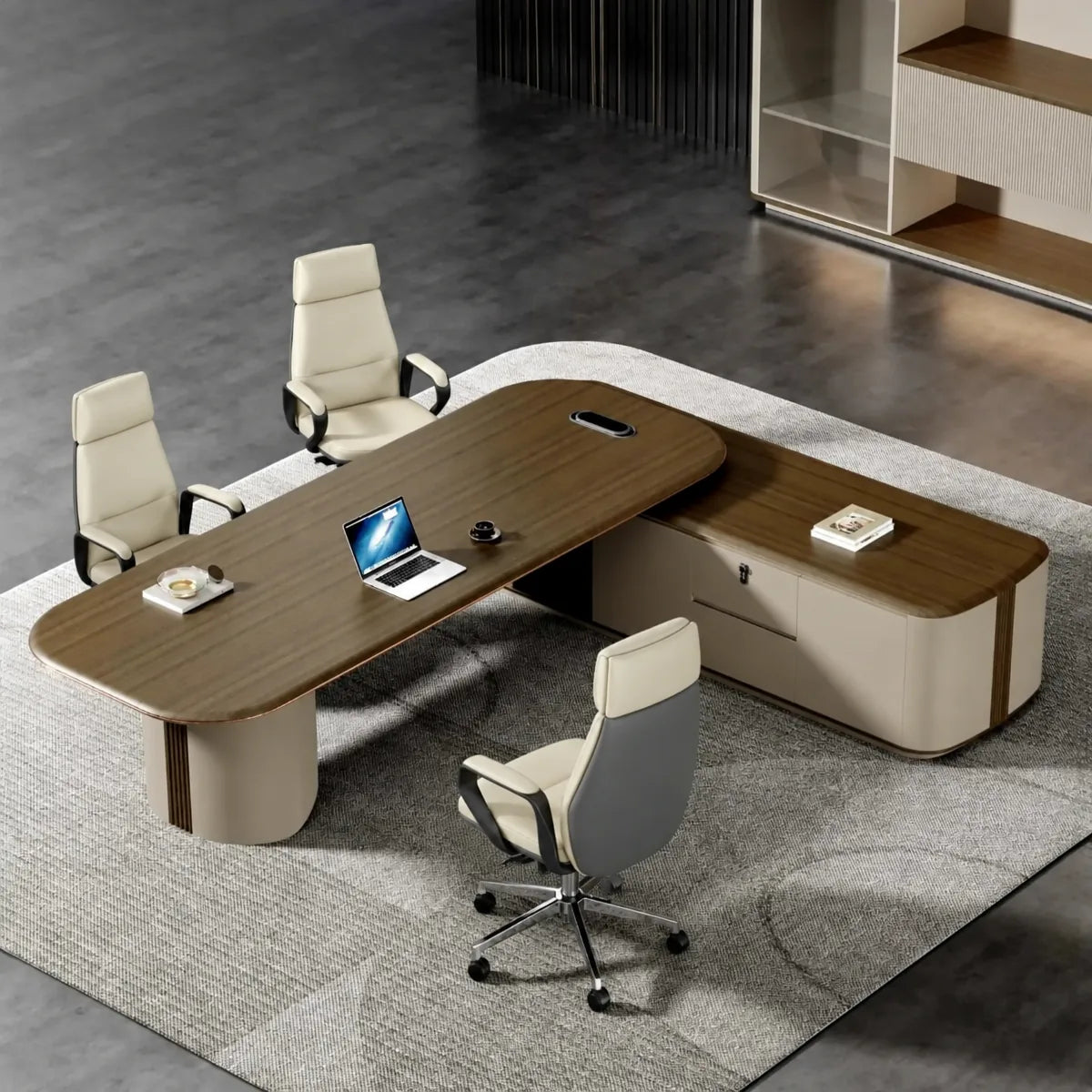Secord · Modern L-Shaped Executive Desk, photo 6 of 17