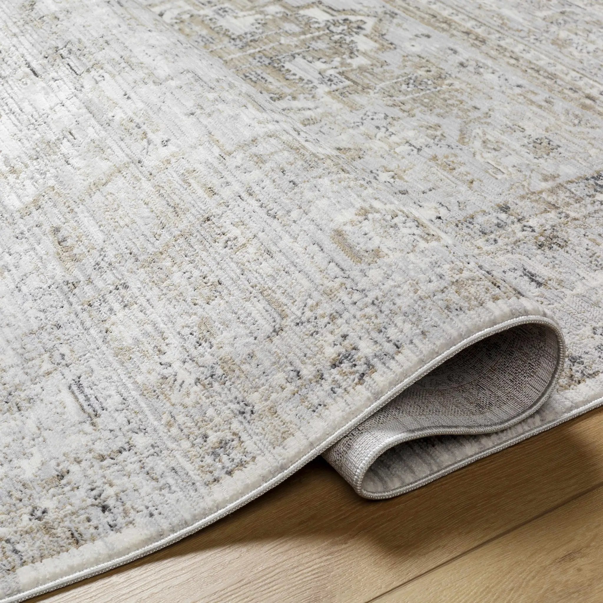 Kazou Gray Medallion Area Rug by Boutique Rugs