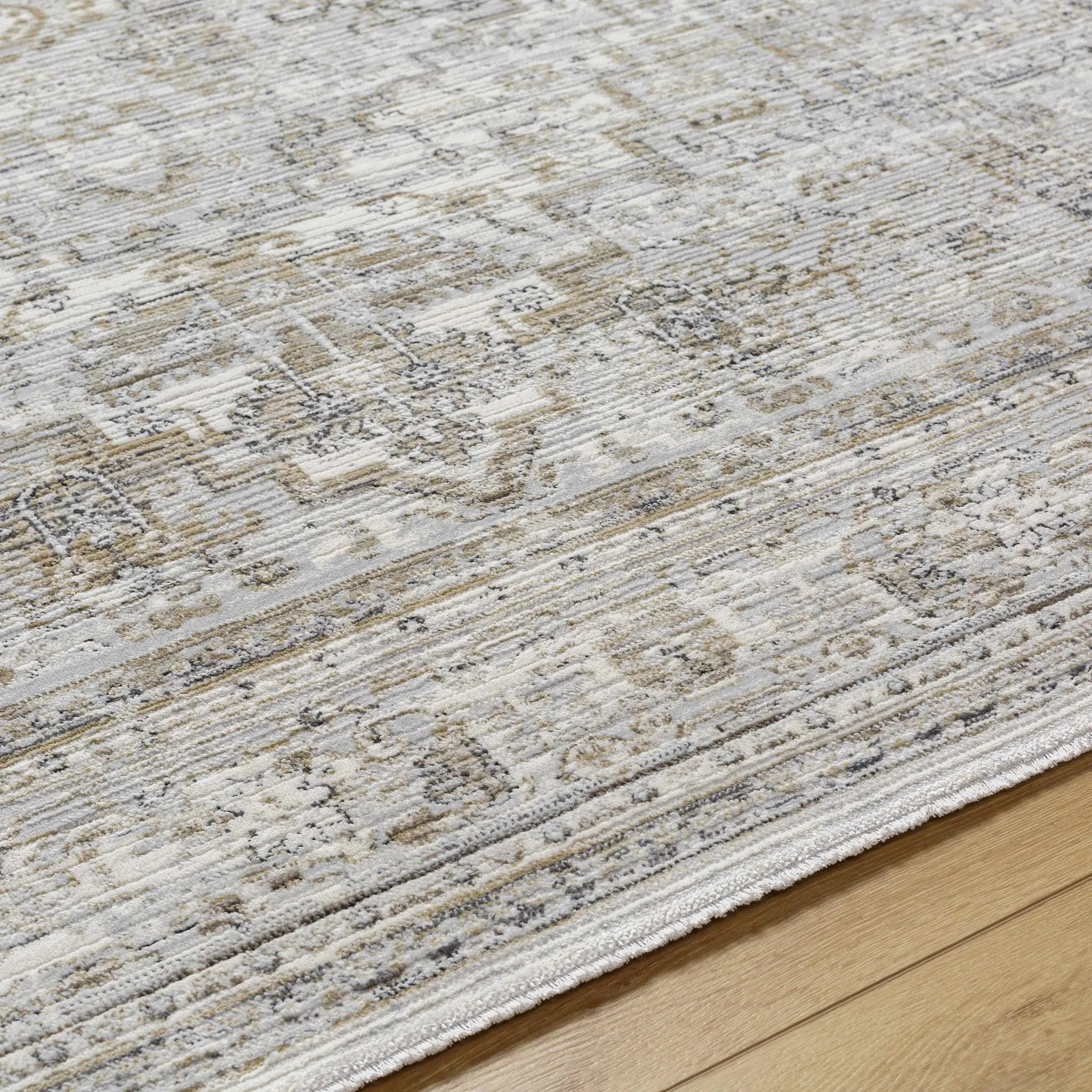 Kazou Gray Medallion Area Rug by Boutique Rugs