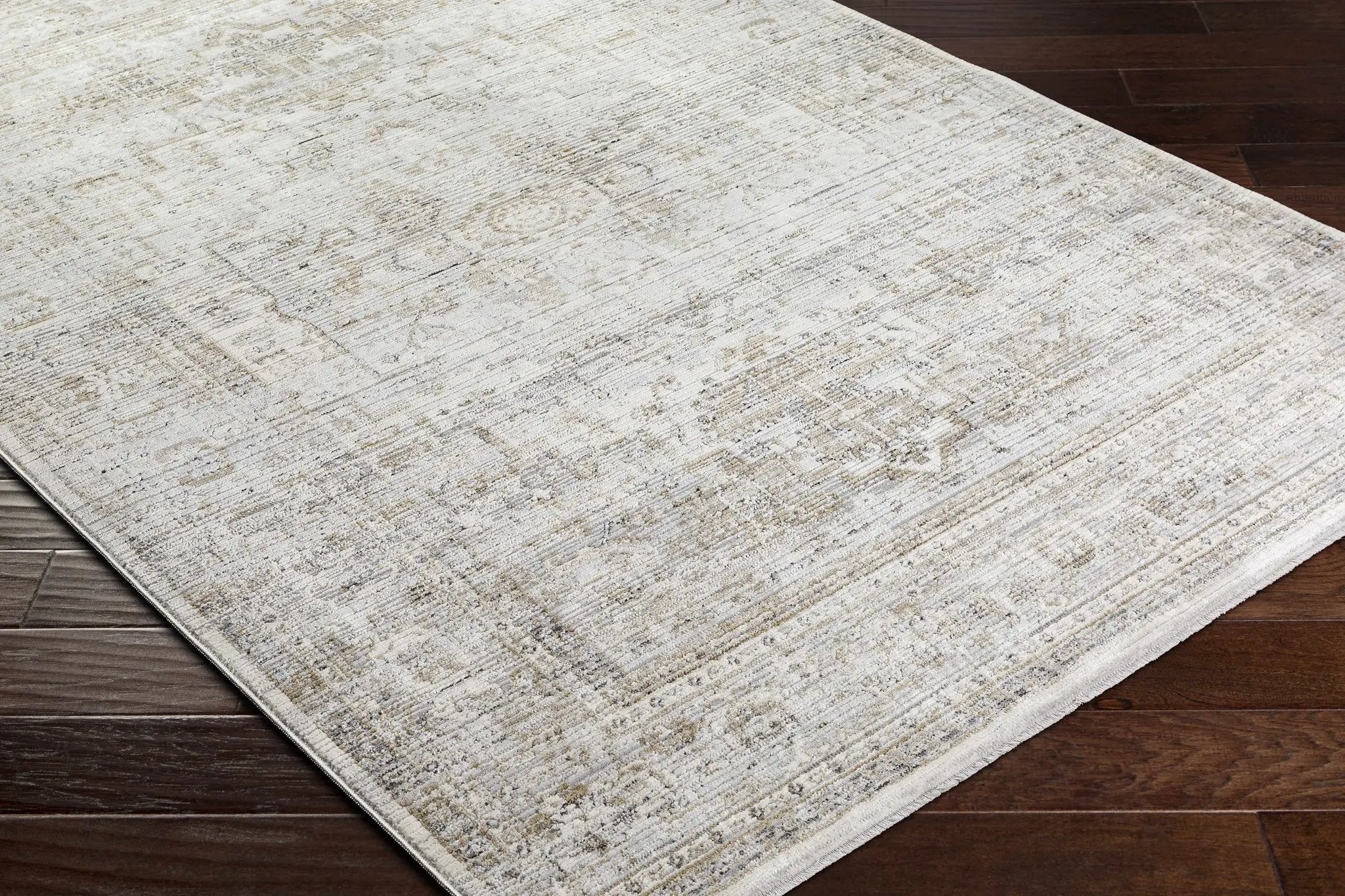 Kazou Gray Medallion Area Rug by Boutique Rugs