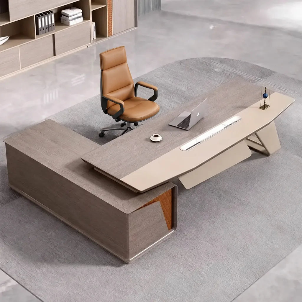 Seguin · Modern L-Shaped Executive Desk, photo 2 of 12