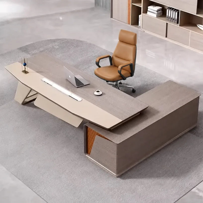 Seguin · Modern L-Shaped Executive Desk, photo 6 of 12