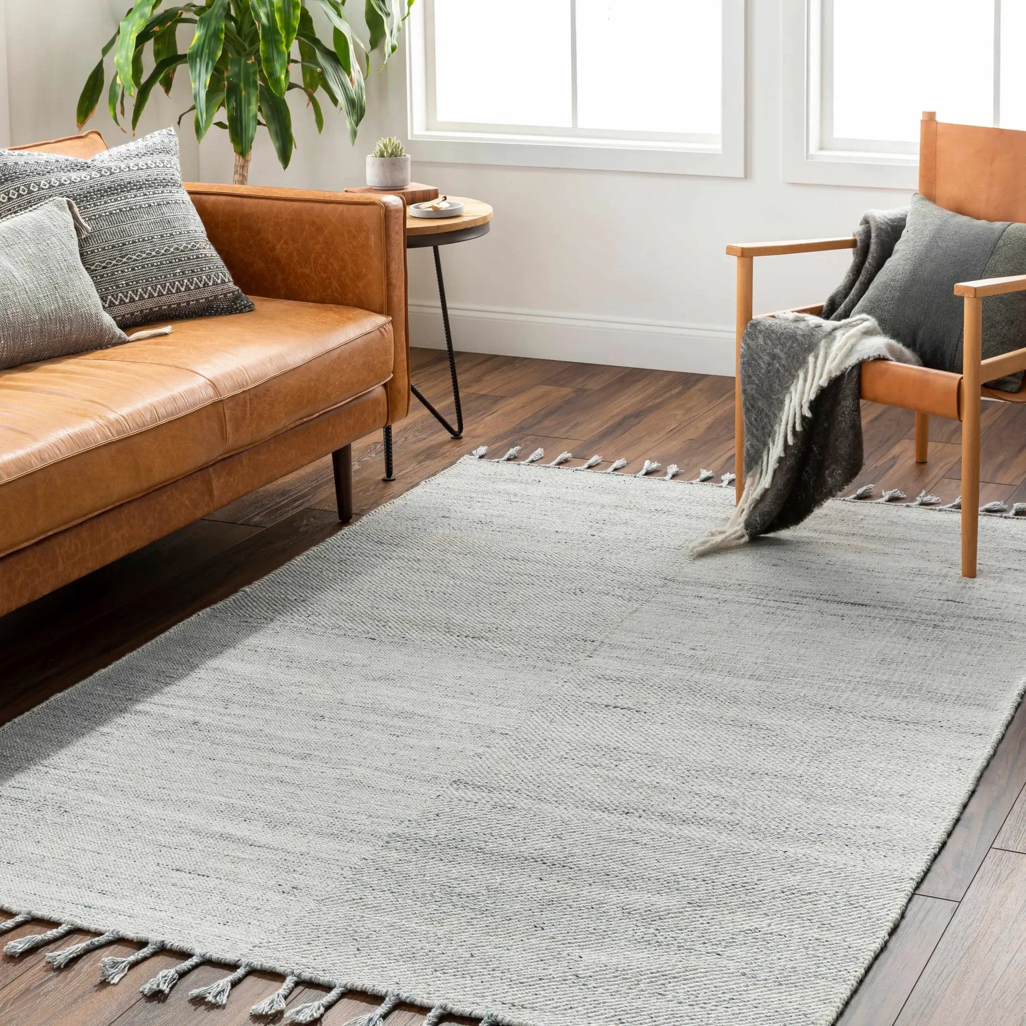 Anaya Beige & Blue Area Rug - Clearance by Boutique Rugs