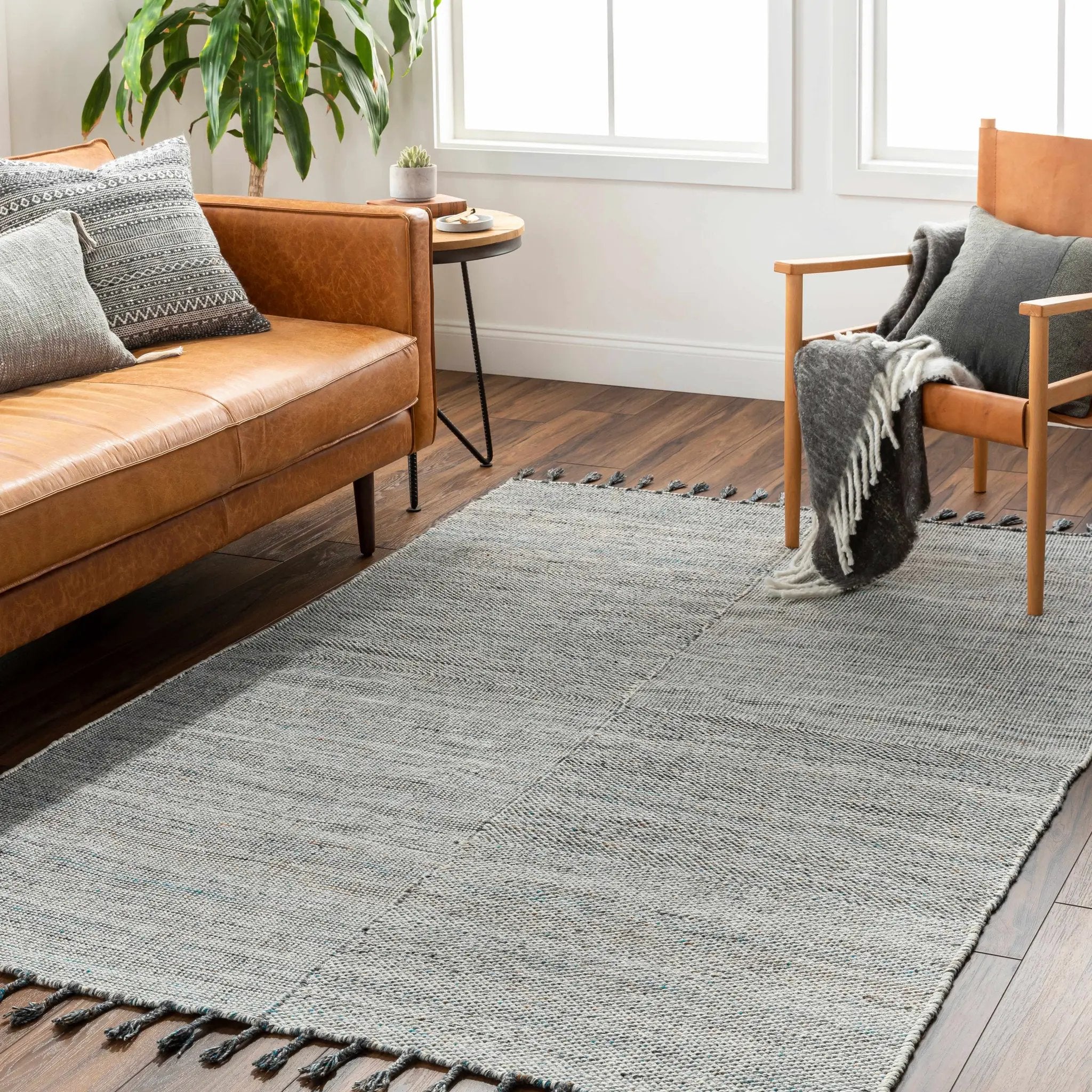 Anaya Beige & Teal Area Rug - Clearance by Boutique Rugs
