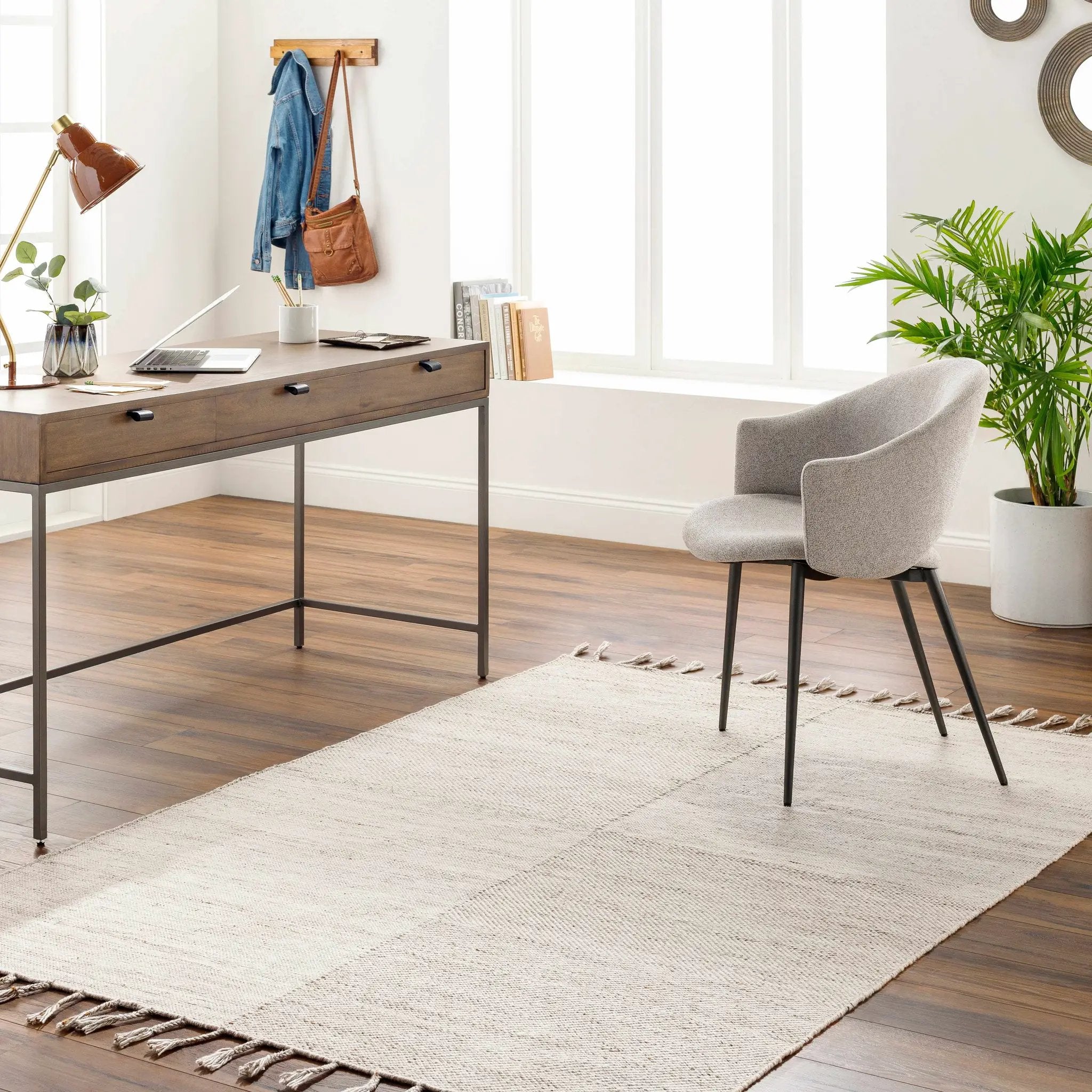 Anaya Cream Area Rug - Clearance by Boutique Rugs