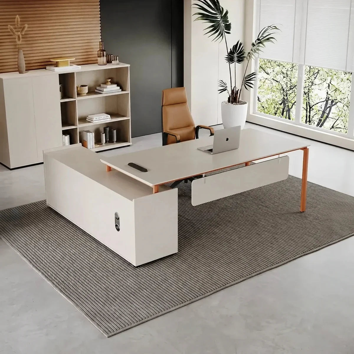 Selby · White L-Shaped Desk, photo 2 of 7