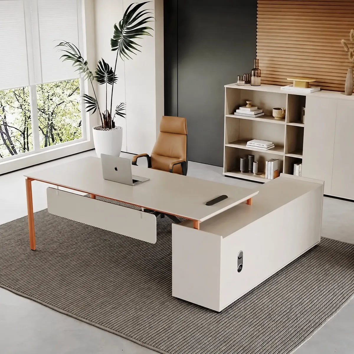 Selby · White L-Shaped Desk, photo 5 of 7