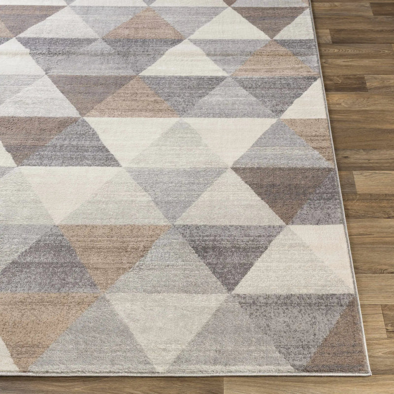 Sells Gray&Brown Triangles Area Carpet by Boutique Rugs