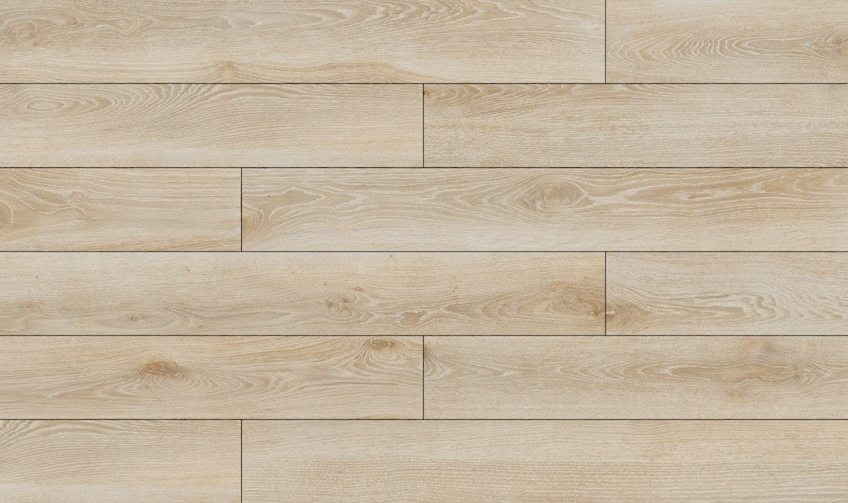 Selva Birch Natural Plank Wood Look Porcelain Tiles 10x72, several pieces laid together