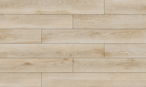 Selva Birch Natural Plank Wood Look Porcelain Tiles 10x72, several pieces laid together