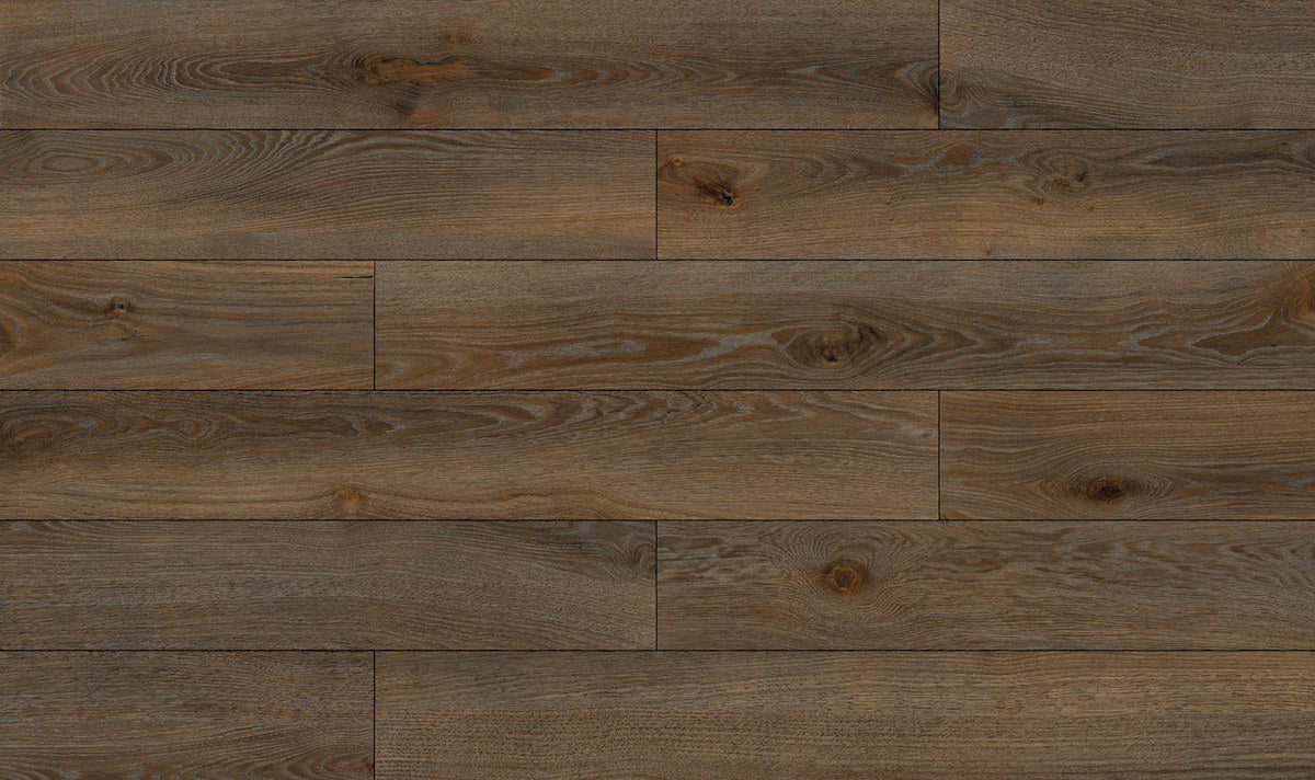 Selva Mahogany Natural Plank Wood Look Porcelain Tiles 10x72, several pieces laid together