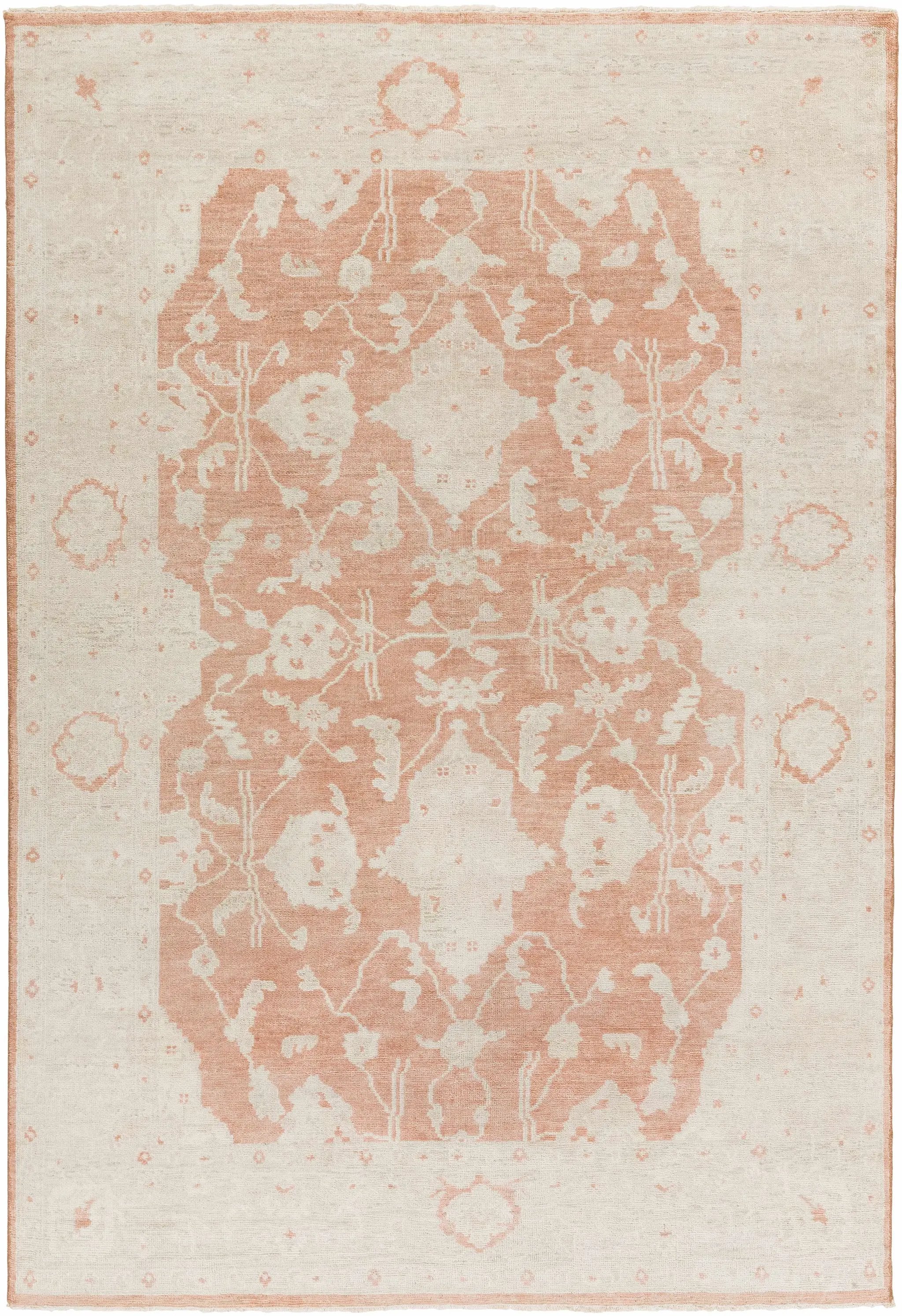Seney Peach Area Rug - Clearance by Boutique Rugs