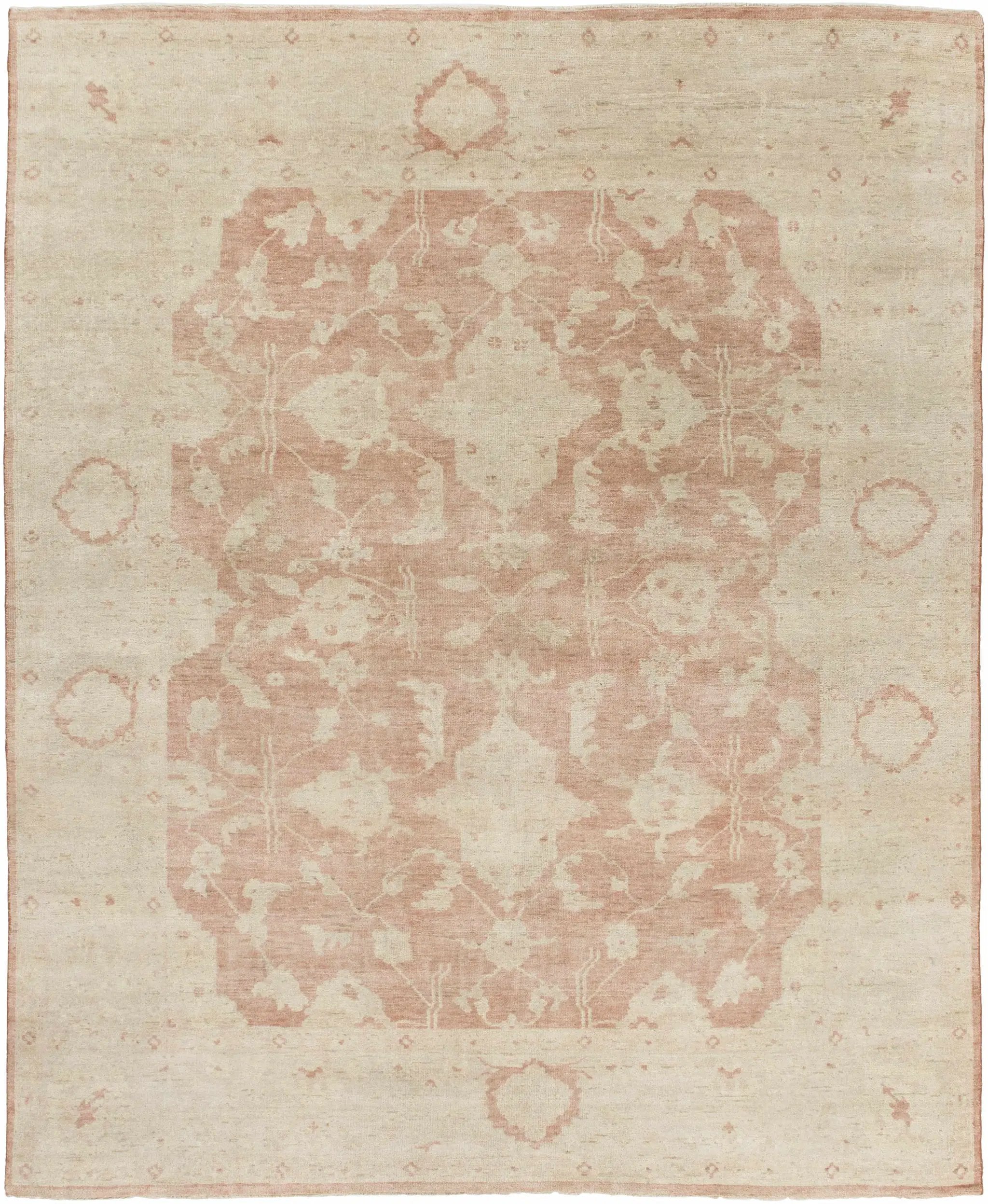 Seney Peach Area Rug - Clearance by Boutique Rugs