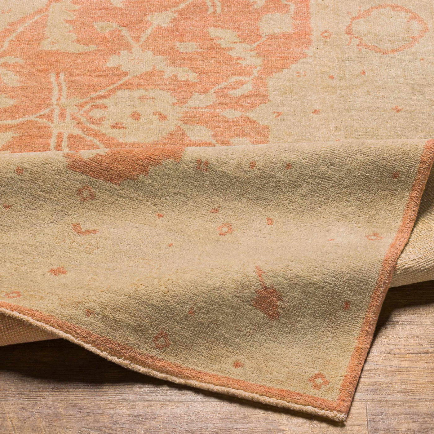 Seney Peach Area Rug - Clearance by Boutique Rugs