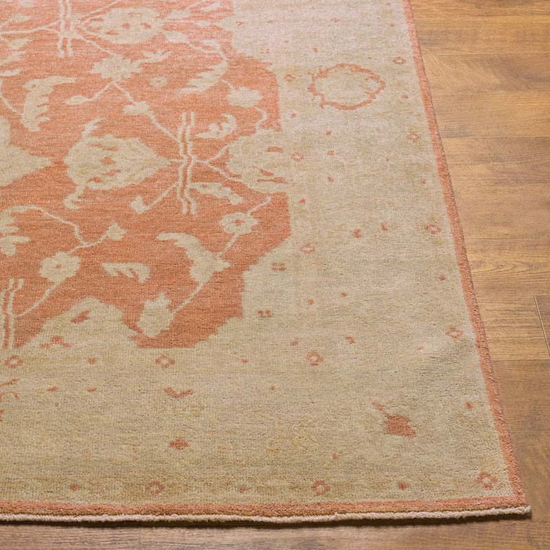 Seney Peach Area Rug - Clearance by Boutique Rugs