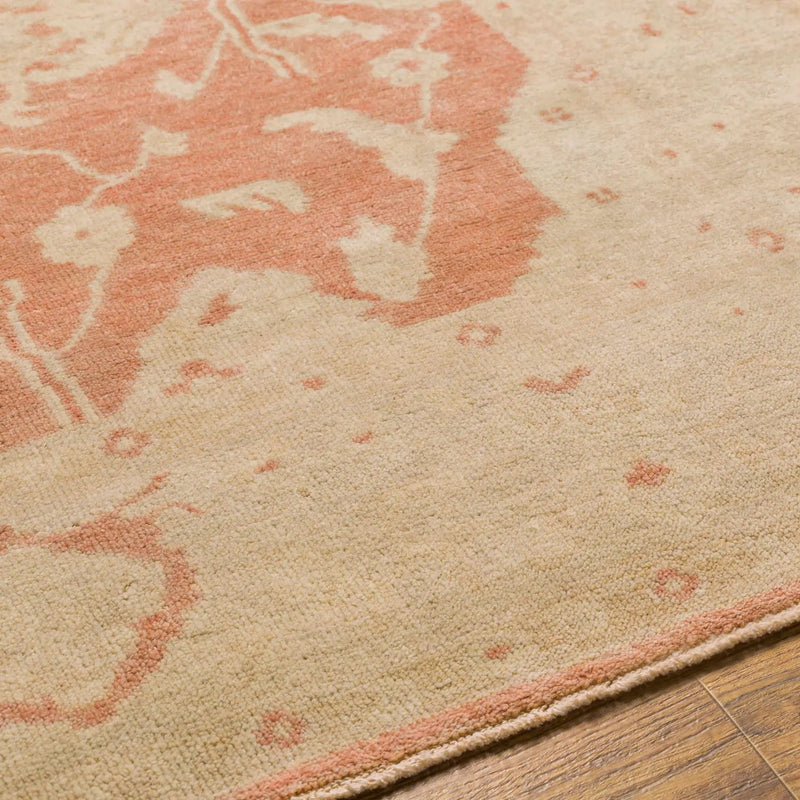 Seney Peach Area Rug - Clearance by Boutique Rugs
