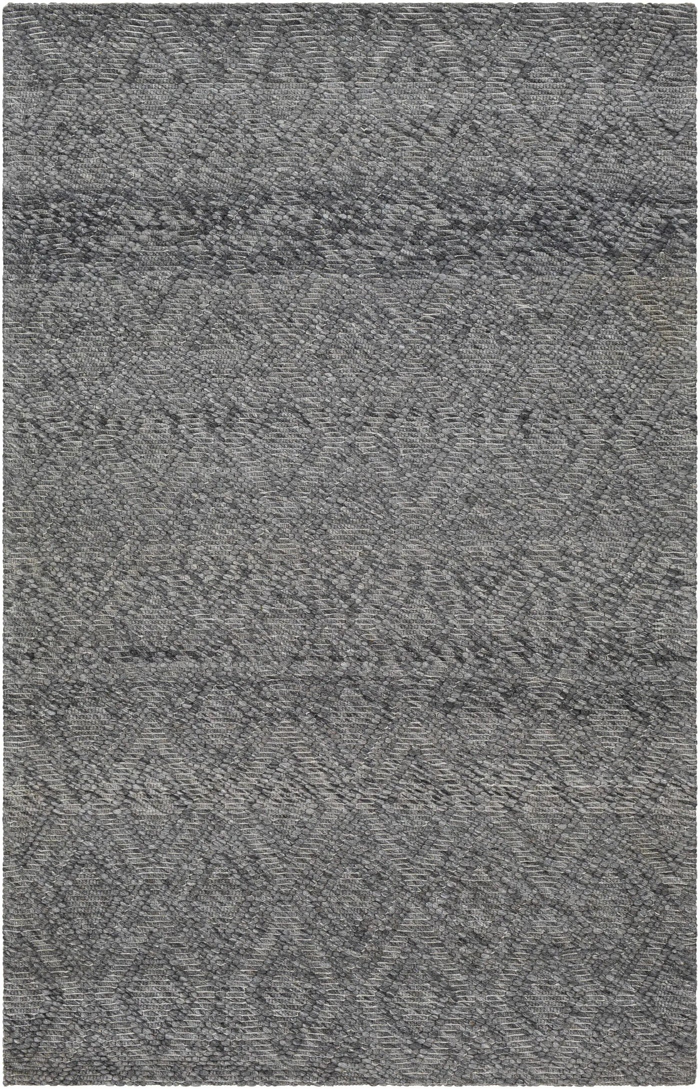 Kasib Dark Gray Hand Woven Area Rug - Clearance by Boutique Rugs