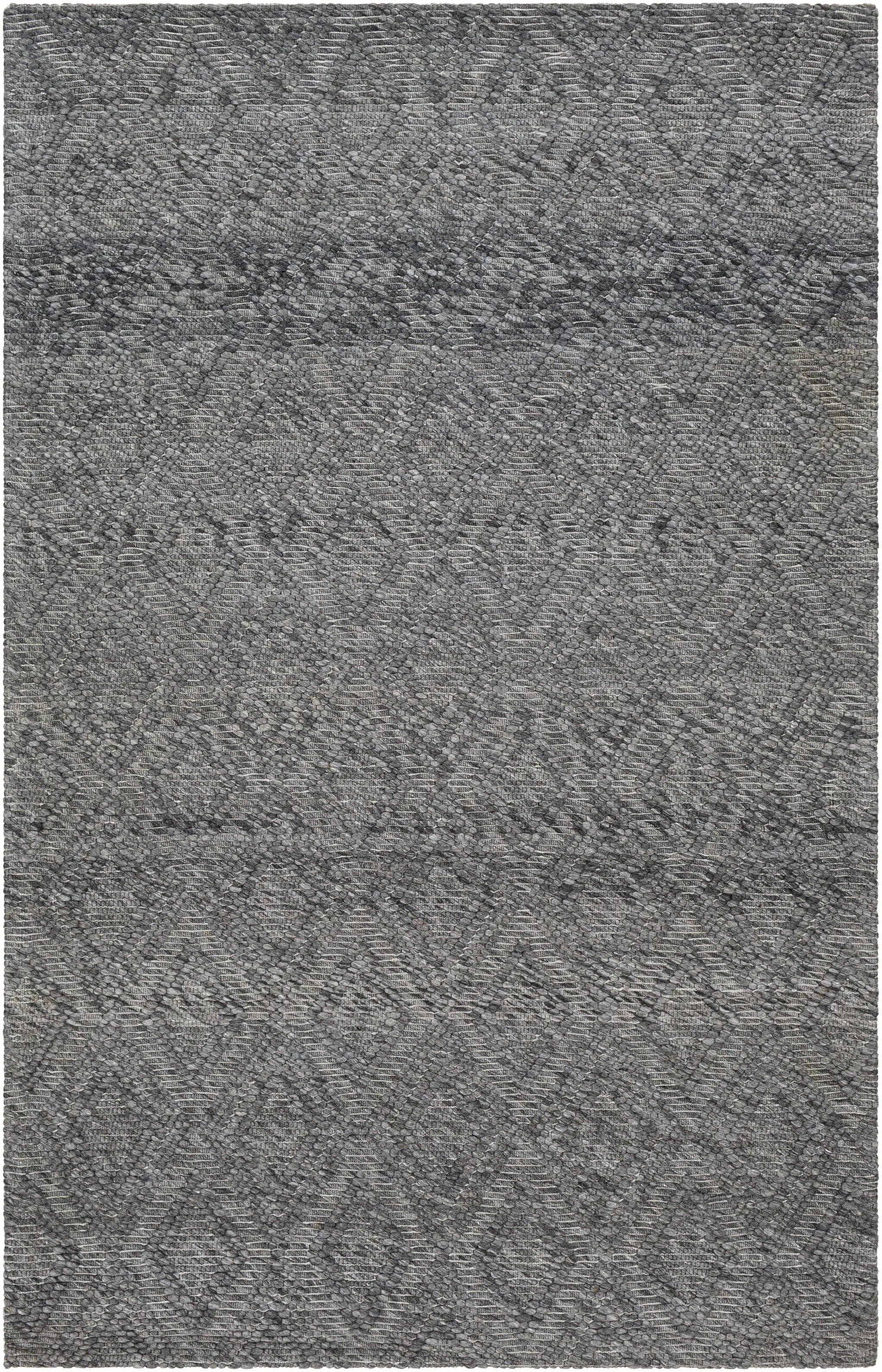 Kasib Dark Gray Hand Woven Area Rug - Clearance by Boutique Rugs