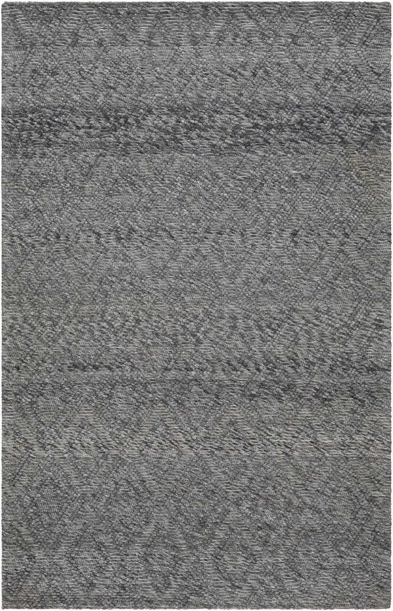 Kasib Dark Gray Hand Woven Area Rug - Clearance by Boutique Rugs