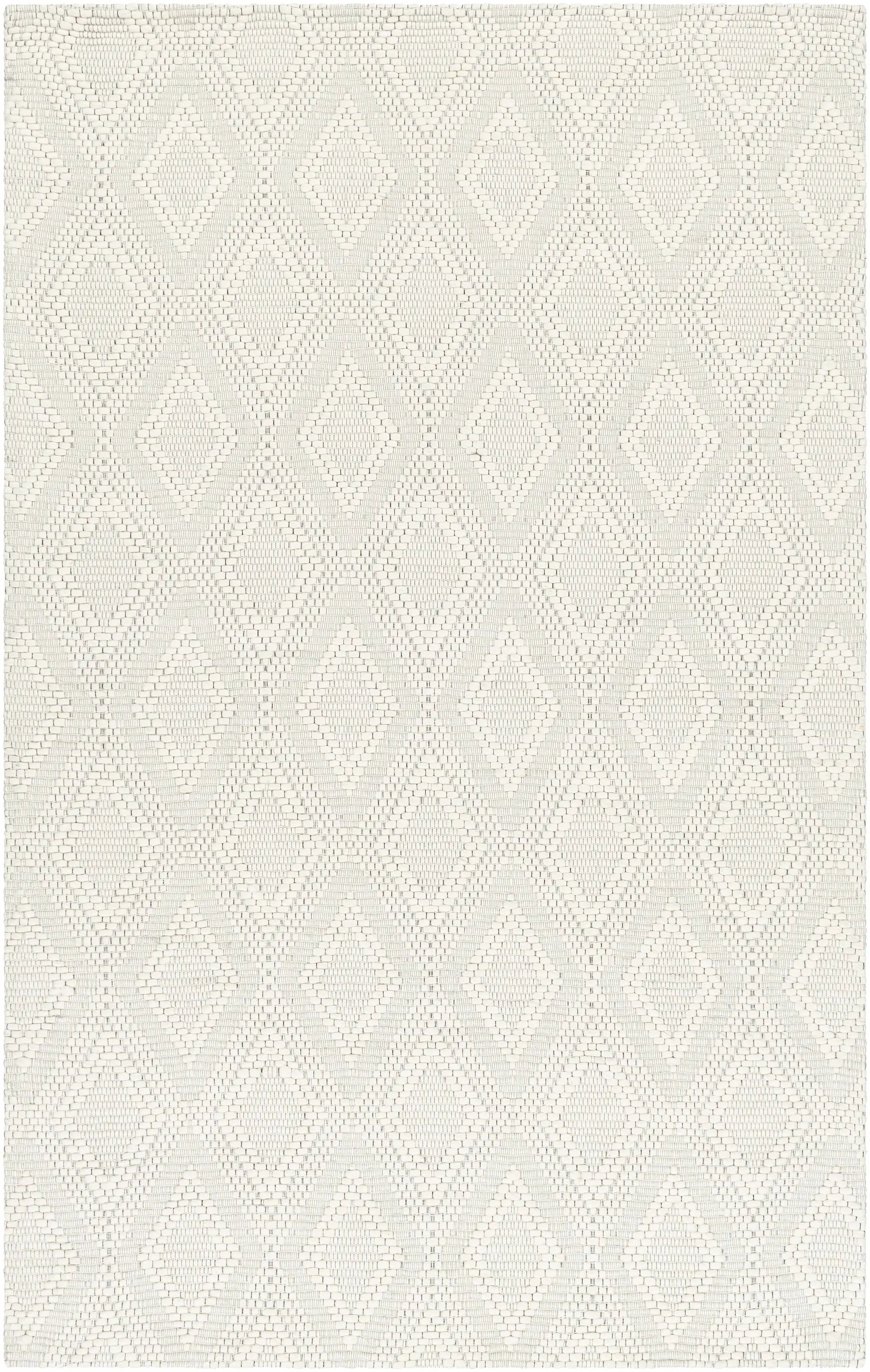 Kasib Cream Hand Woven Area Rug - Clearance by Boutique Rugs