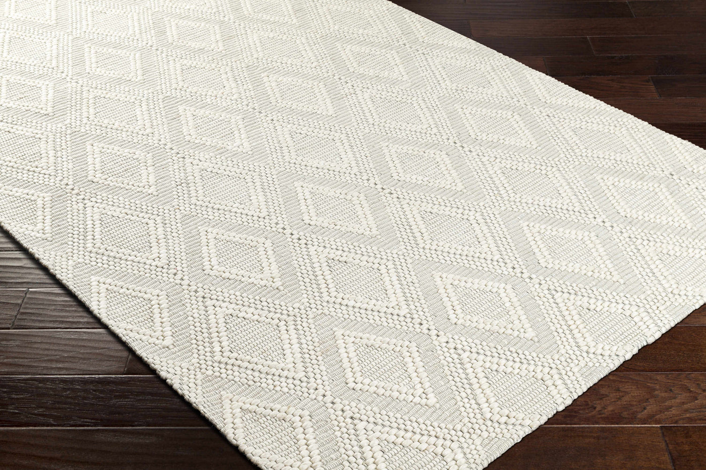 Kasib Cream Hand Woven Area Rug - Clearance by Boutique Rugs