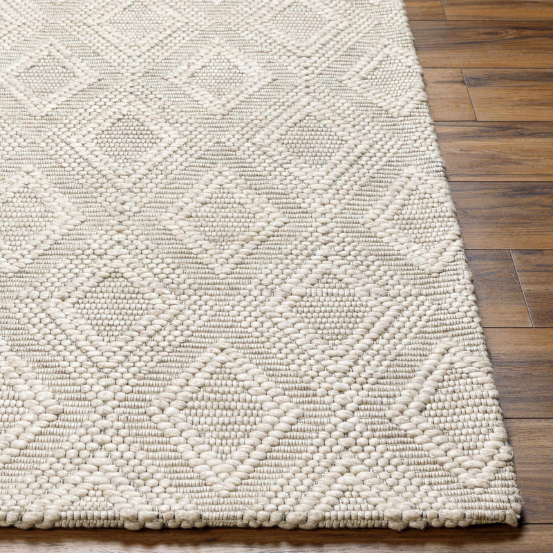 Kasib Beige Hand Woven Area Rug - Clearance by Boutique Rugs