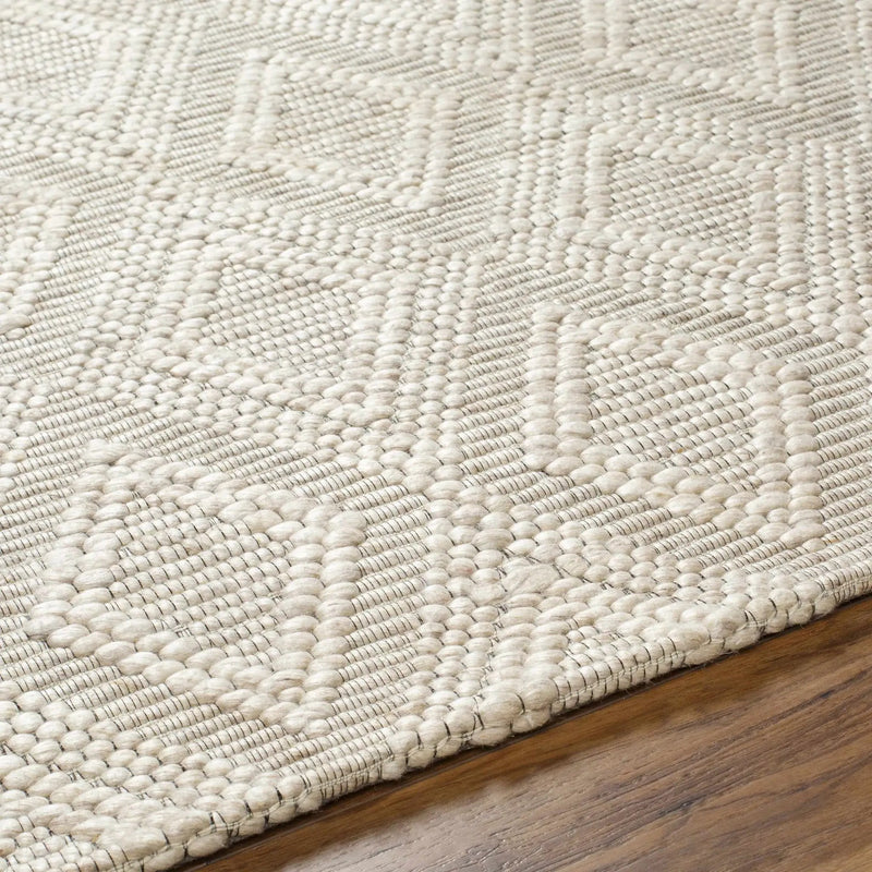 Kasib Beige Hand Woven Area Rug - Clearance by Boutique Rugs