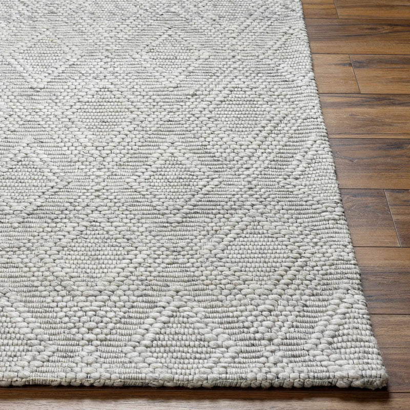 Kasib Gray Hand Woven Area Rug - Clearance by Boutique Rugs