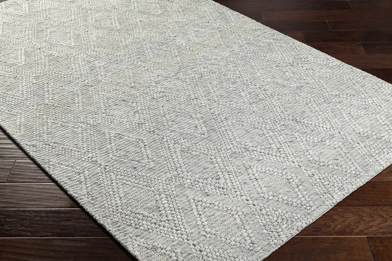 Kasib Gray Hand Woven Area Rug - Clearance by Boutique Rugs