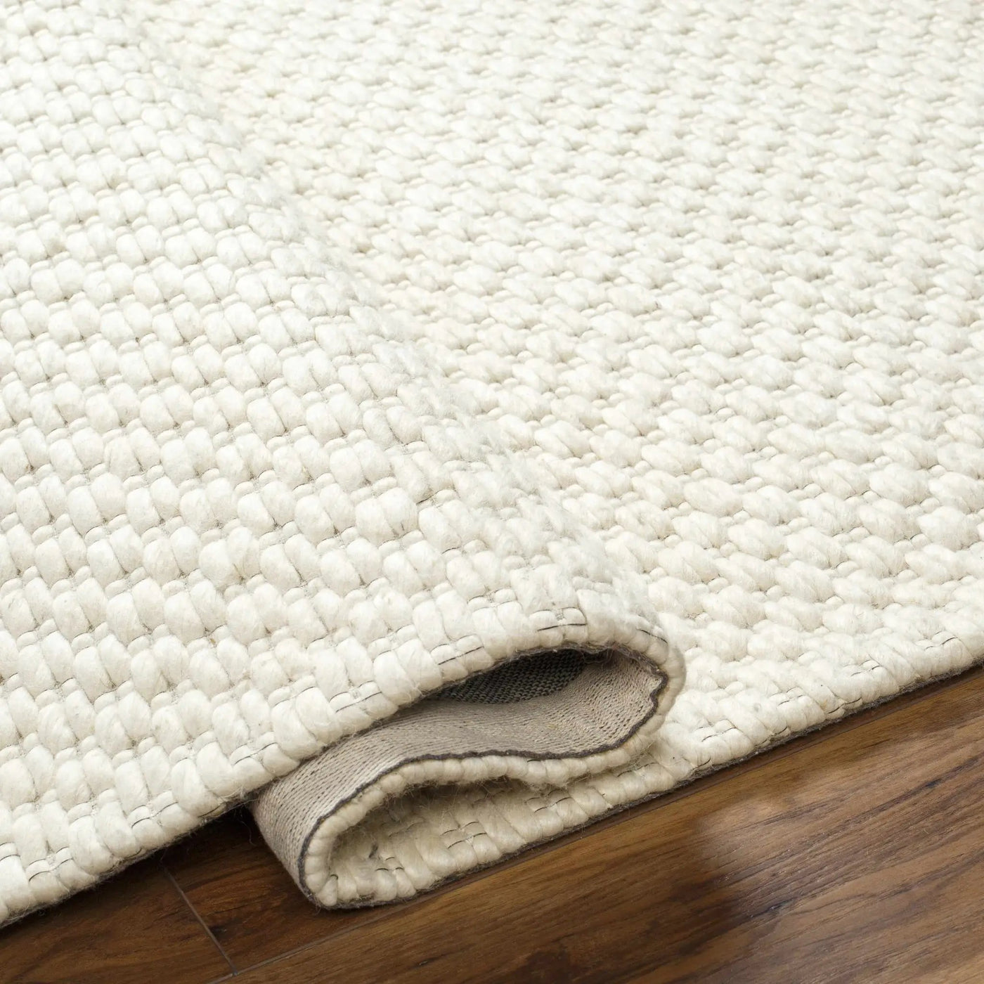 Kassa Cream Hand Woven Area Rug by Boutique Rugs