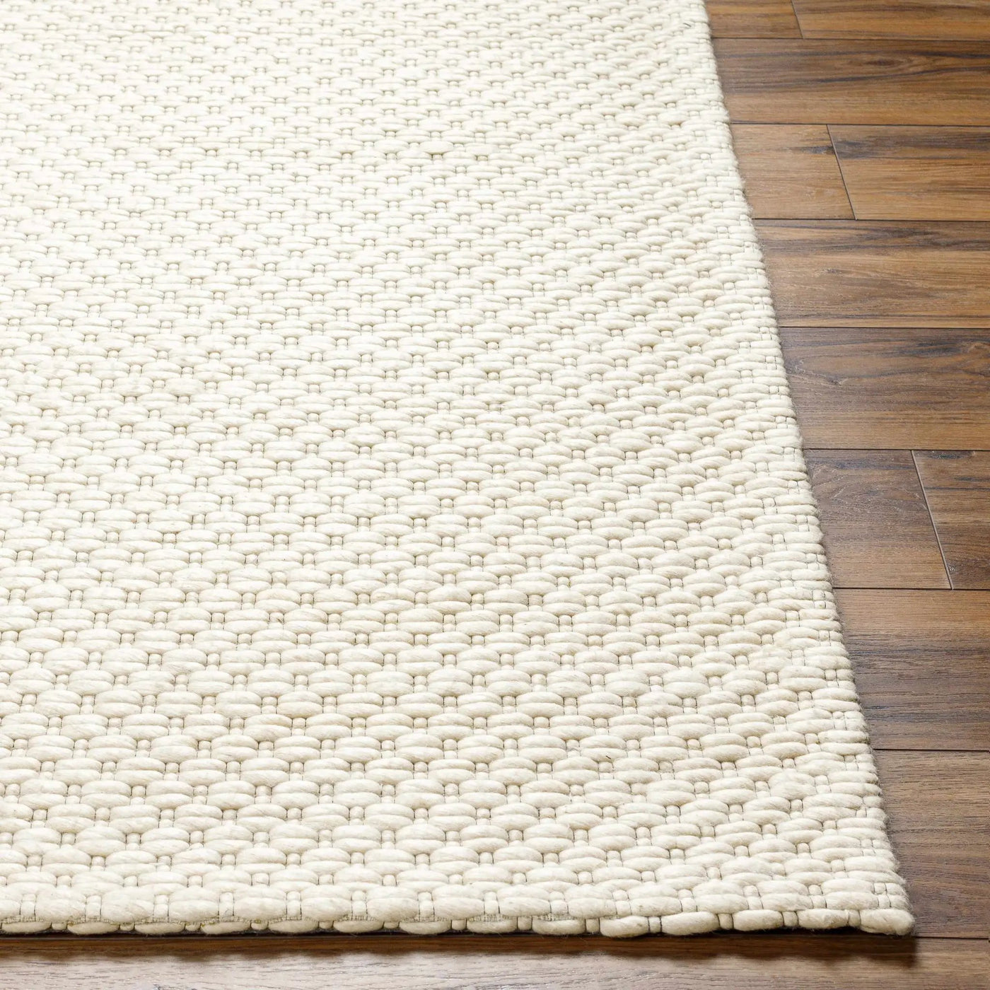 Kassa Cream Hand Woven Area Rug by Boutique Rugs