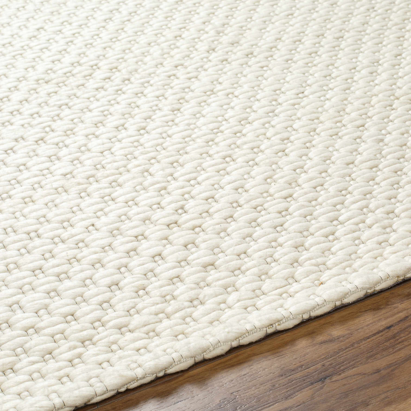 Kassa Cream Hand Woven Area Rug by Boutique Rugs