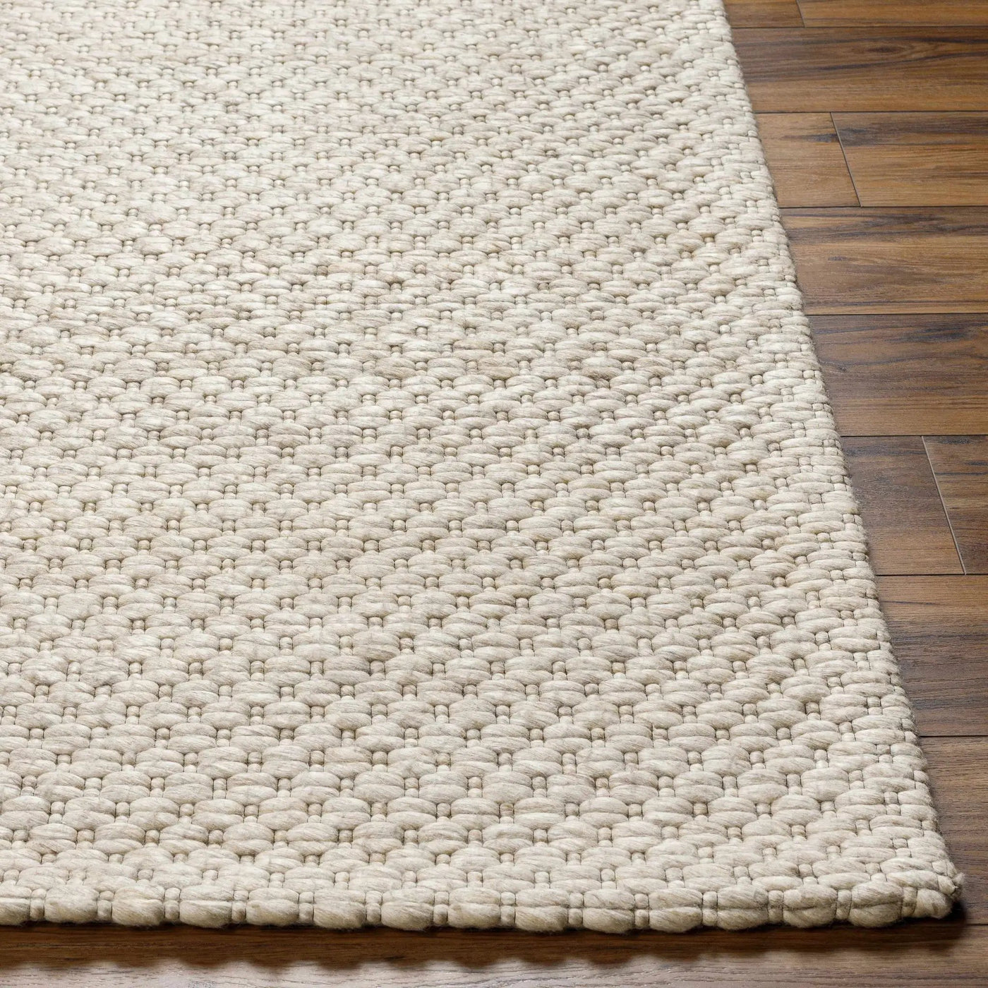 Kassa Beige Hand Woven Area Rug by Boutique Rugs
