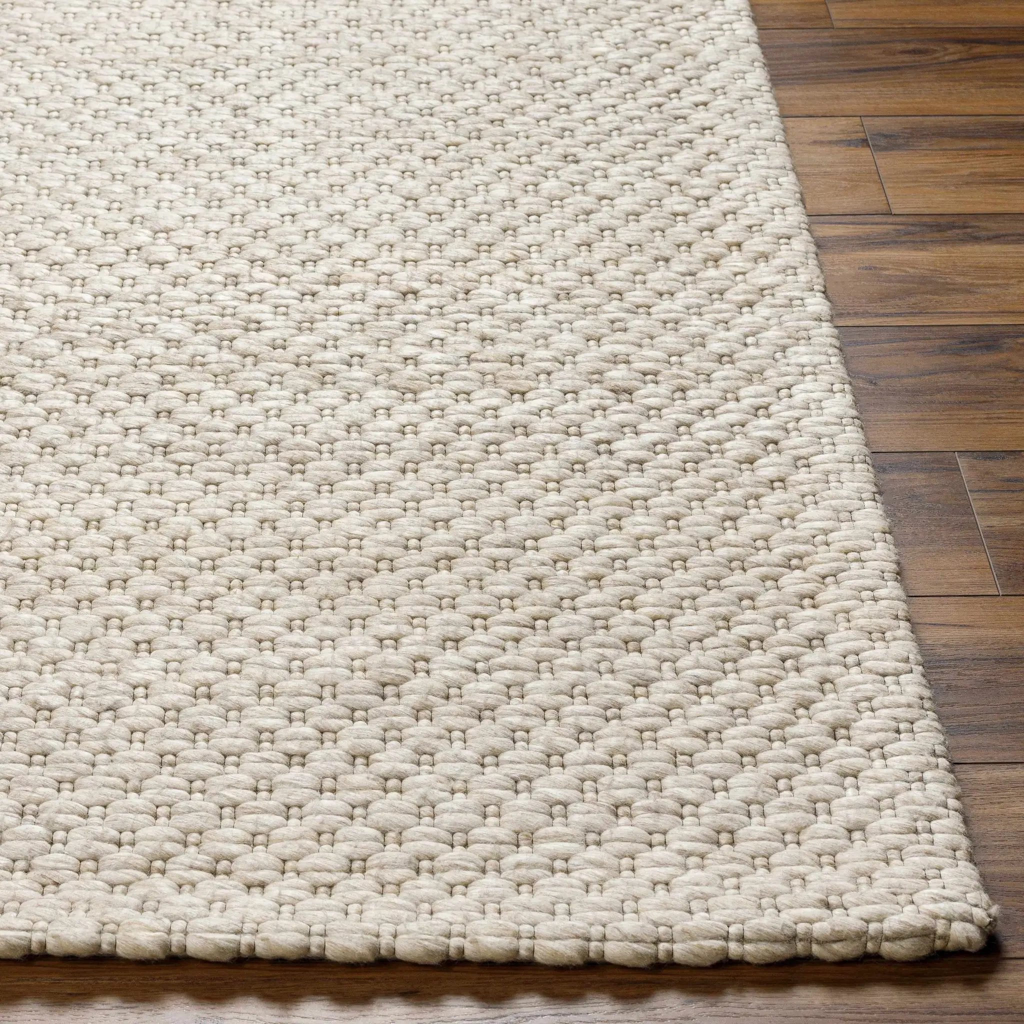 Kassa Beige Hand Woven Area Rug by Boutique Rugs